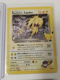 Pokemon Illustration Rare/Venusaur Promo/Rocket's Zapdos Holo/Full Art Cards - Image 5
