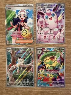 Phantasmal Flames PFL Full Art Lot : 4 Cards Pokemon TCG - Image 1