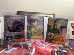 Parasol Lady, Lt. Surge, And Geeta Pokemon Trainer Cards Full Art SV Era Lot - Image 1