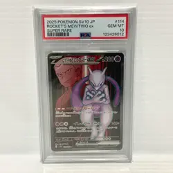 Team Rocket's Mewtwo EX 114/098 PSA 10 Japanese - Graded Pokemon Card - Image 1