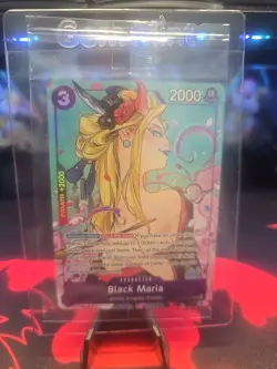 Black Maria (Illustration Box Vol.2) OP08-074 One Piece Promotion Card Sealed - Image 1