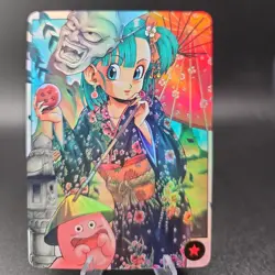 Bulma Japanese custume Dragon Ball Card Waifu Doujin - Image 2