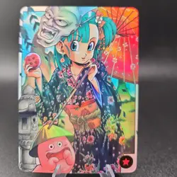 Bulma Japanese custume Dragon Ball Card Waifu Doujin - Image 3