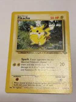 1995 96 99 POKEMON JUNGLE PIKACHU VINTAGE CARD 60/64 RED CHEEKS 50 HP Nintendo - Image 1