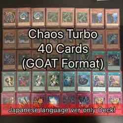Chaos Turbo Retro (Goat Format) Japanese only Deck Yu-Gi-Oh card fym0-9 - Image 1