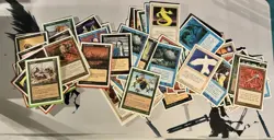 Lot of 100 MTG Cards From 4th and 5th Edition - Image 1