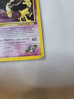 #3 Sabrina's Alakazam 16/132 Gym Challenge 2000 Holo Rare WOTC Pokemon Card TCG - Image 3