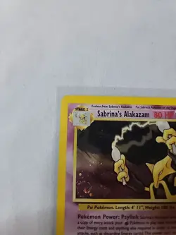 #3 Sabrina's Alakazam 16/132 Gym Challenge 2000 Holo Rare WOTC Pokemon Card TCG - Image 5
