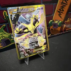 Alakazam EX Fates Collide 125/124 Full Art Holo Secret Rare Pokemon TCG Card - Image 2