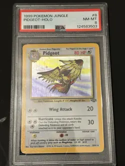 Pokemon TCG Pidgeot Jungle Holo Card 8/64 - Image 1