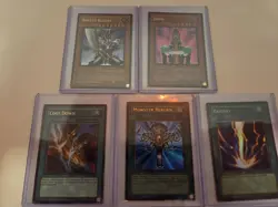Yu-Gi-Oh! TCG Vintage Mixed Card Lot Buster Blader Jinzo Monster Reborn Raigeki - Image 1