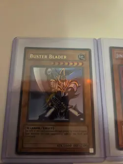Yu-Gi-Oh! TCG Vintage Mixed Card Lot Buster Blader Jinzo Monster Reborn Raigeki - Image 2