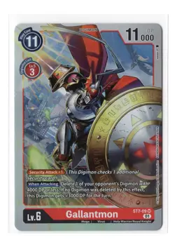Digimon Card - (NM) Gallantmon ST7-09 Super Rare Foil - Bandai - Image 1