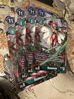 Digimon Card Game Playset Rosemon BT13-057 R Versus Royal Knights - Image 1