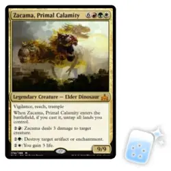 ZACAMA, PRIMAL CALAMITY Rivals Of Ixalan RIX Magic MTG MINT CARD - Image 1