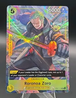 Roronoa Zoro (Illustration Box Vol.3) OP07-113 One Piece Promotion Cards Foil - Image 1