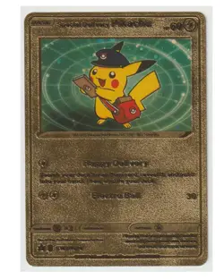 5 Card Lot Pokemon Charizard, Pikachu, Morpeko, Tag Team - Gold Foil, Fan Art - Image 5