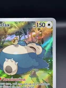Pokemon Snorlax SVP 051 Holo Black Star Promo Card Scarlet & Violet 151 NM - Image 3