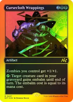 Cursecloth Wrappings (First-Place Foil) Aetherdrift Foil - Image 1