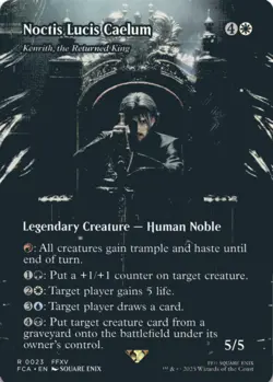 MTG Noctis Lucis Caelum - Kenrith, the Returned King (Showcase) Normal NM FINAL - Image 1