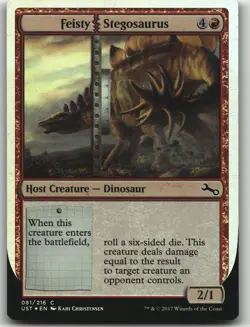 Feisty Stegosaurus C Unstable 81 LP foil - Image 1