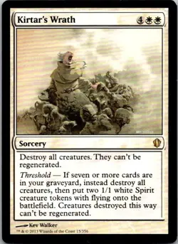 Kirtar's Wrath Commander 2013 MTG LP - Image 1