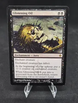 Glistening Oil x1- New Phyrexia 62/175 LP (Magic The Gathering) - Image 1