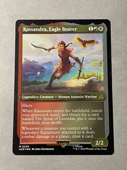 Kassandra, Eagle Bearer (Foil Etched) Universes Beyond: Assassin's Creed Foil - Image 1