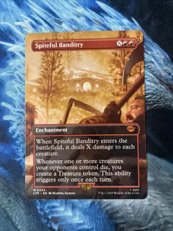 Spiteful Banditry LTR 439 Mythic Borderless LOTR: Tales of Middle Earth NM MTG - Image 1