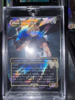 Cloud, Ex-SOLDIER (Borderless) (Surge Foil) Commander: Final Fantasy Foil - Image 3