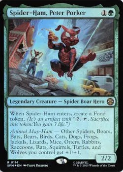 Spider-Ham, Peter Porker (114), SPM, R, Foil - Image 1