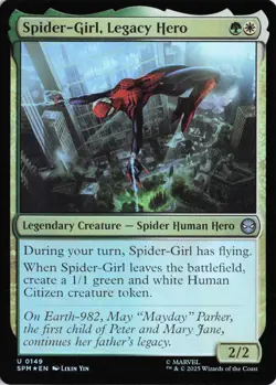 Spider-Girl, Legacy Hero (149), SPM, U, Foil - Image 1