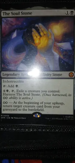 Mtg Nm Mythic Rare The Infinity Stone Magic The Gathering Marvel's Spider-Man - Image 1