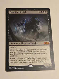Cavalier of Night X1 M20 Core Set 2020 MTG 94/280 M - Image 1