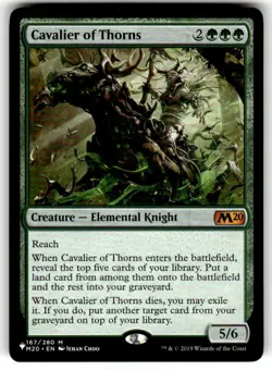 Cavalier of Thorns M Core Set 2020 167 NM - Image 1