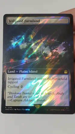 Irrigated Farmland (Extended Art) (Surge Foil) Universes Beyond: Doctor Who Foil - Image 1