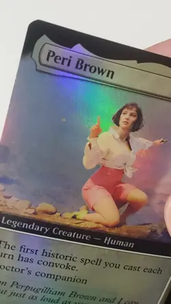 Peri Brown (Extended Art) Universes Beyond: Doctor Who Foil - Image 2