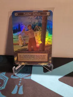 Sorcery Contested Realm ~ Alpha Exceptional Foil ~ Frontier Settlers - Image 1