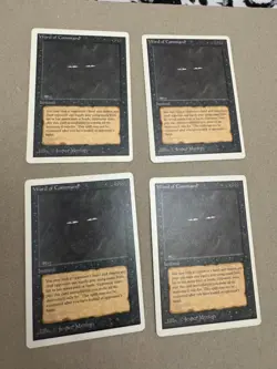 4X WORD OF COMMAND UNLIMITED PLAYSET RESERVED LIST MTG MAGIC THE GATHERING - Image 1