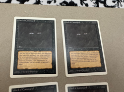 4X WORD OF COMMAND UNLIMITED PLAYSET RESERVED LIST MTG MAGIC THE GATHERING - Image 2
