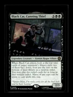 BLACK CAT, CUNNING THIEF Marvel's Spider-Man FOIL #52 SPM(NM+)(MTG) - Image 1