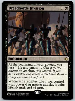 Dreadhorde Invasion R War of the Spark 86 NM - Image 1
