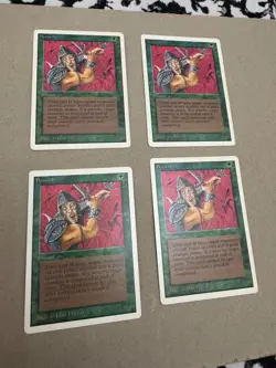 4X BERSERK UNLIMITED PLAYSET RESERVED LIST MTG MAGIC THE GATHERING - Image 1