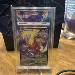 ACE 10 Blaziken V TG14/TG30 Alt Art Silver Tempest Full Art PSA Pokemon Card - Image 1