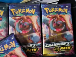 Pokemon Champion's Path - Lot of 9 Booster Packs New Factory Sealed - Image 3