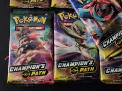 Pokemon Champion's Path - Lot of 9 Booster Packs New Factory Sealed - Image 4
