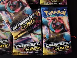 Pokemon Champion's Path - Lot of 9 Booster Packs New Factory Sealed - Image 5