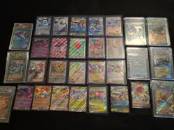 Huge Pokemon PSA Graded Lot of 15 + Booster Bundle +Full Arts SIRs Vintage Bulk - Image 4
