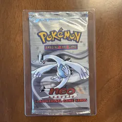Pokemon TCG Neo Genesis Unlimited Booster Pack, New, Sealed - Image 1