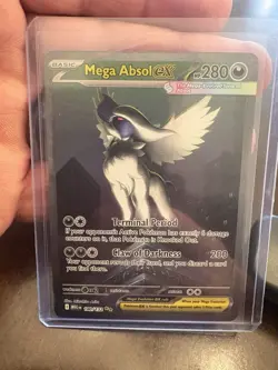 Mega Absol ex 180/132 Special Illustration Rare Pokemon Mega Evolution - Image 1
